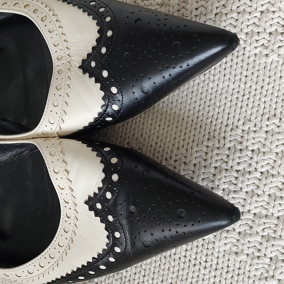 GUCCI Women's Wing Tip Low Pumps Shoes 40.5 - Picture 5 of 16